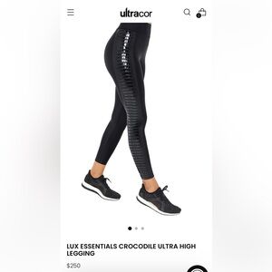NEW Ultracor LUX Essentials CROCODILE ULTRA HIGH LEGGING